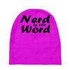 nerd is the word Baby Beanies