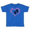 Baby Girl with Heart Any Name Customized Toddler T-shirt