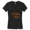my favorite season is pumpkin spice Women's V-Neck T-Shirt