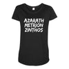 Azarath Metrion Zinthos Maternity Scoop Neck T-shirt