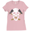 skull axe Ladies Fitted T-Shirt