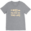 i kiss my dog on the lips V-Neck Tee