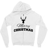 buck merry christmas Zipper Hoodie