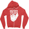 bearded for her pleasure Zipper Hoodie