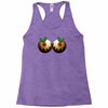 christmas pudding boobs funny Racerback Tank