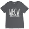 meow cute cat face V-Neck Tee