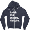 Jude JB Willem Malcolm Zipper Hoodie