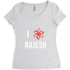 i heart rajesh Women's Triblend Scoop T-shirt