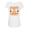camping Maternity Scoop Neck T-shirt