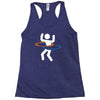 portal hula hooping with portals Racerback Tank