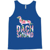 dachshund floral Tank Top