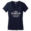 grumpy old man Women's V-Neck T-Shirt