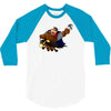 just a viking and his horse 3/4 Sleeve Shirt