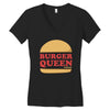 Burger Queen Veggie Women's V-Neck T-Shirt