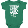 beer belly xray skeleton funny Baby Bodysuit