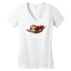 super lazy Women's V-Neck T-Shirt