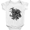 lion zentangle Baby Onesie