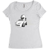 driver Women's Triblend Scoop T-shirt