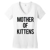 mother of kittens Women's V-Neck T-Shirt