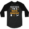 dental assistant halloween 3/4 Sleeve Shirt