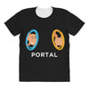 Portal Cat All Over Women's T-shirt