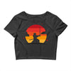 Samurai Sunset Crop Top