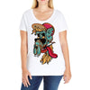 old skul dude Ladies Curvy T-Shirt