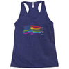 lightsaber rainbow Racerback Tank