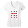 LIKE FATHER LIKE SON Women's V-Neck T-Shirt
