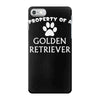 property of a golden retriever iPhone 7 Case