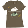 run away! run away! Ladies Fitted T-Shirt