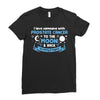 I Love Someone with Prostate Cancer to The Moon and Back to Infinity Ladies Fitted T-Shirt