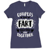 couples that fart together stay together Ladies Fitted T-Shirt