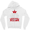 frisk cop leo police wife Zipper Hoodie