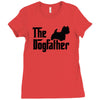the dogfather west highland Ladies Fitted T-Shirt