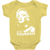 uma thurman Baby Onesie
