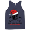 skull christmas Tank Top