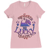 lucky scottie Ladies Fitted T-Shirt