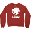 sonic uomo donna bambino sega videogames Crewneck Sweatshirt