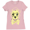 adorable crossbones Ladies Fitted T-Shirt