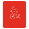 shark riding bicycle bike funny Mousepad