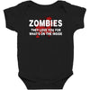 zombies love you, ideal birthday gift or present Baby Bodysuit