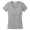 linear landscape Women's V-Neck T-Shirt
