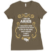i am an aries Ladies Fitted T-Shirt