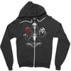 bohemian dark side Zipper Hoodie