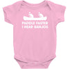 paddle faster Baby Onesie