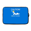 caution men at work Laptop sleeve