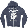 anthrax Zipper Hoodie