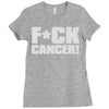 f cancer! Ladies Fitted T-Shirt