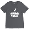 Internet Is Broken - So I am Outside Today V-Neck Tee
